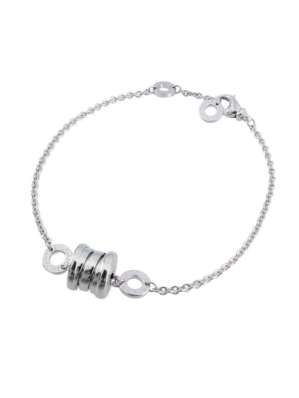 Bvlgari White Gold 18K Element B.Zero1 18 Bracelet